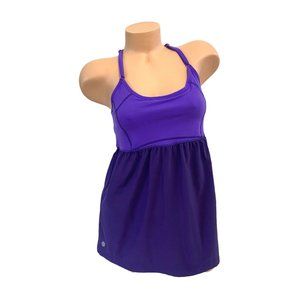 Athleta Women’s Size MEDIUM Tank Top Strappy Racer-Back Sport Athletic Built Bra